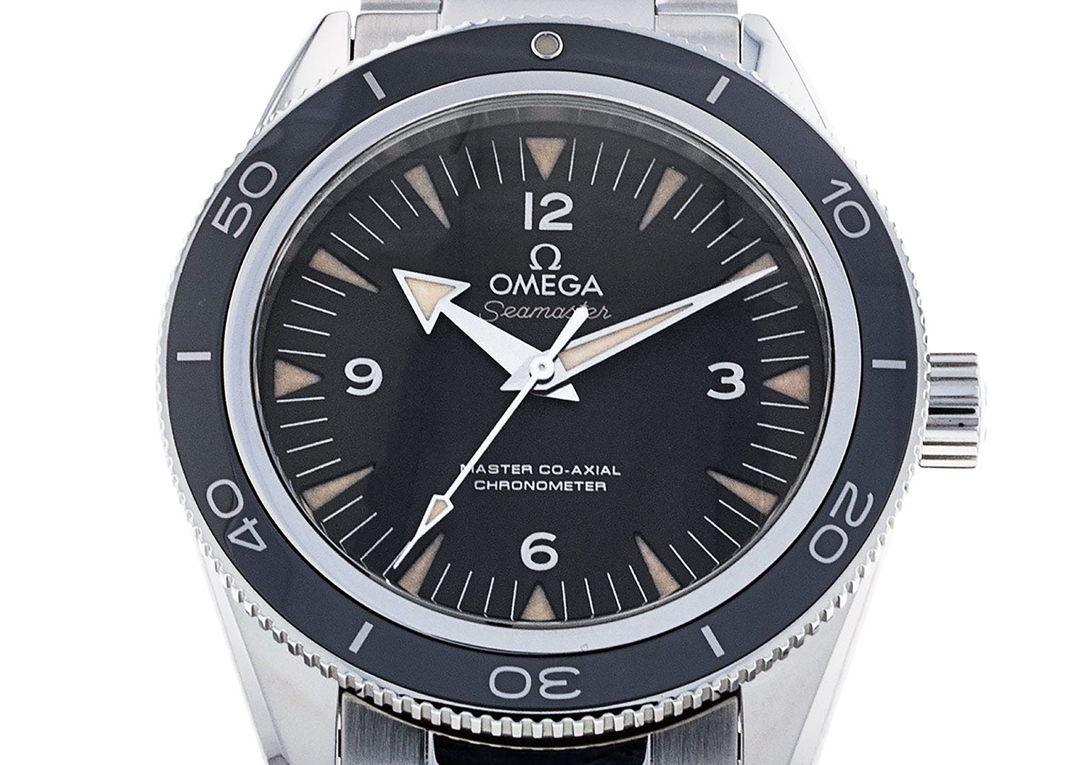 The Omega Seamaster 300 differs only slightly from the 1957 original it's based on