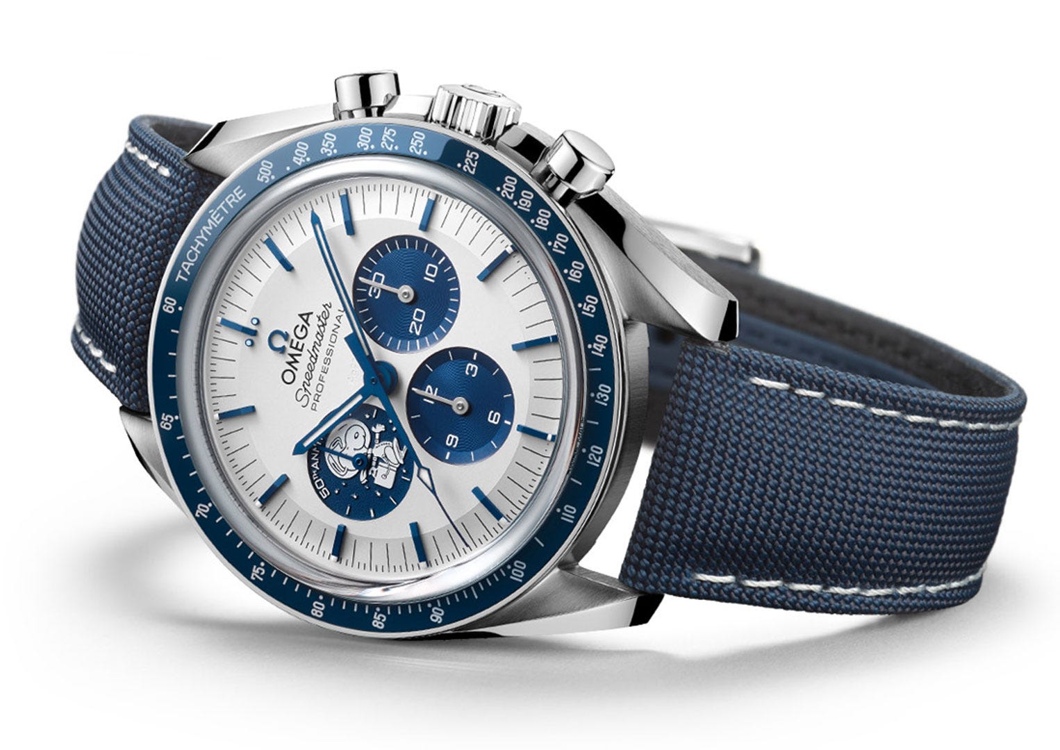 The new Snoopy Omega Speedmaster marks 50 years since NASA presented Omega with the prestigious Silver Snoopy Award