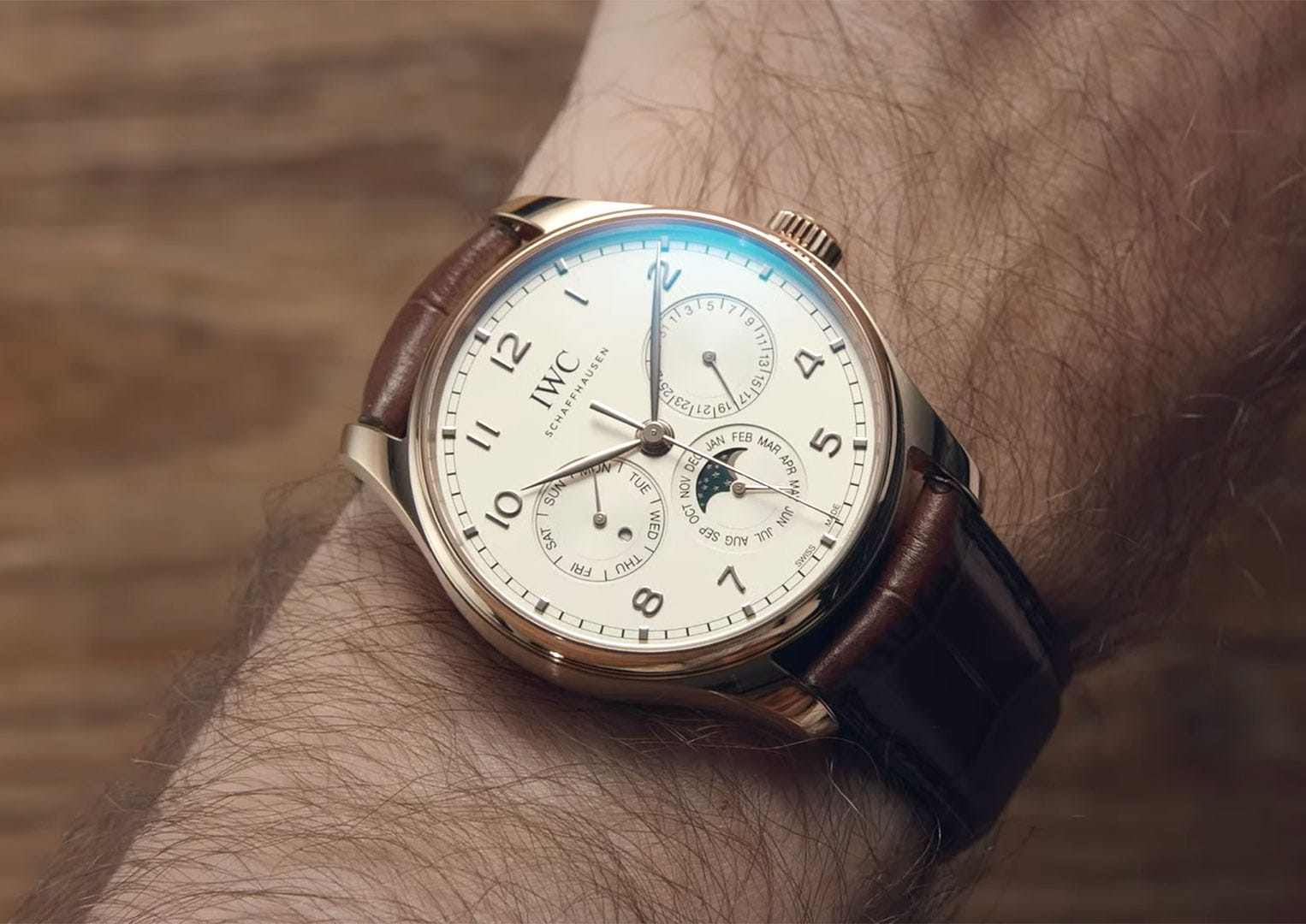 The new IWC Portugieser Perpetual Calendar 42 starts at £19,700 (Steel)