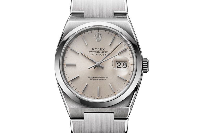 The luxury quartz watch from Rolex