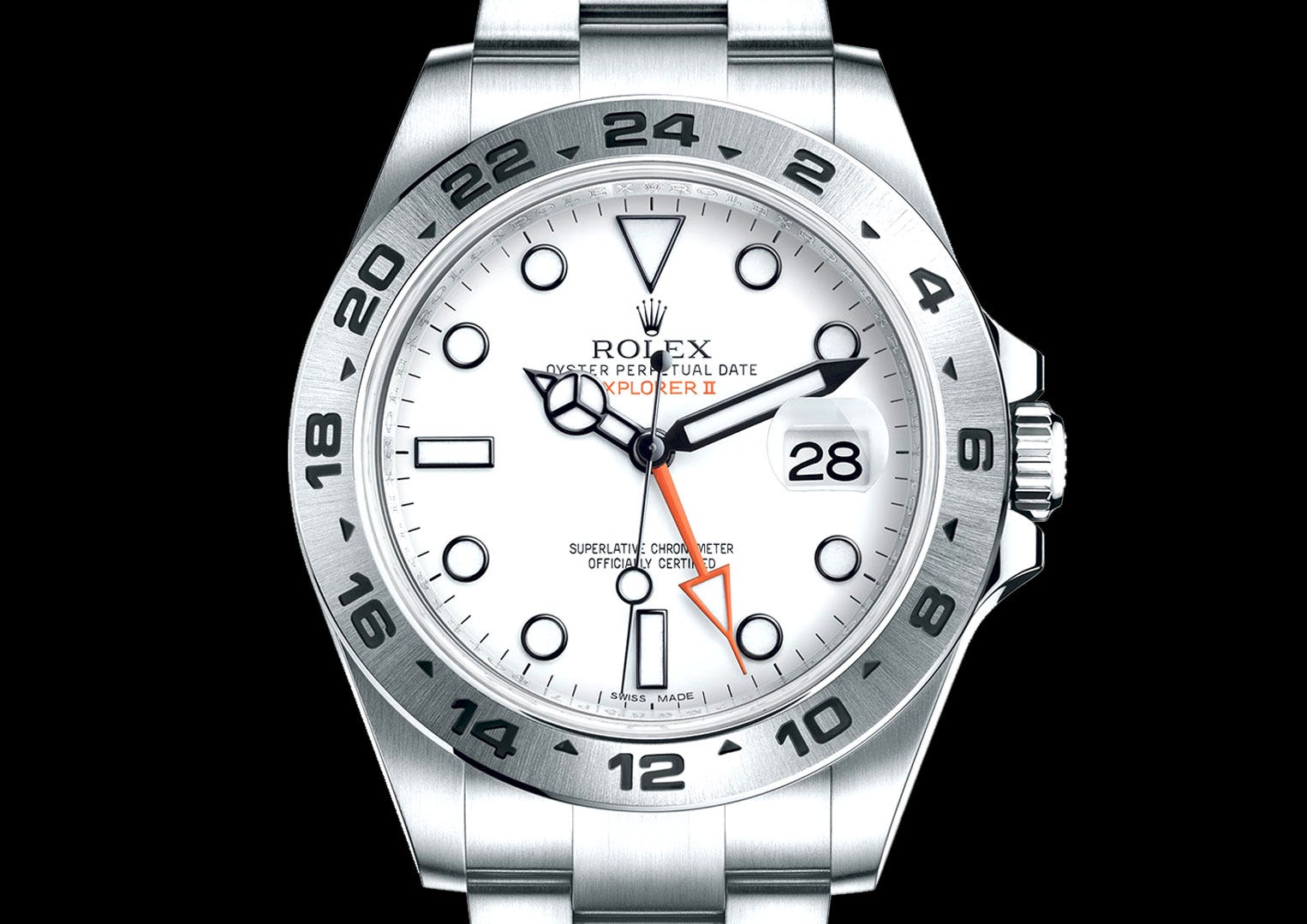 Look at any advert for a Rolex model with a date window and it'll be set to 28