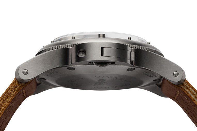 The Egiziano was the first Panerai watch made without the help of Rolex